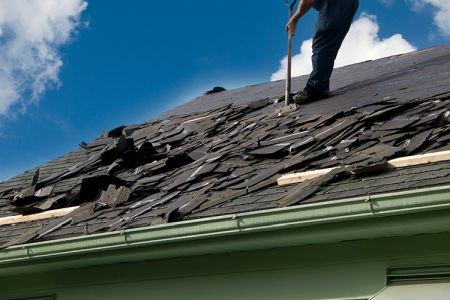 Professional roof repair signs