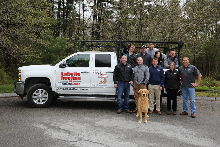 Group with truck