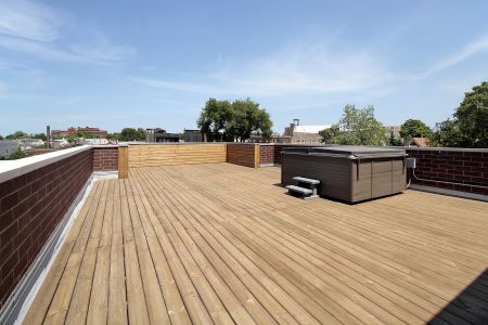 Deck house roof