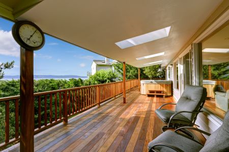 Deck skylights